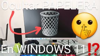 🚮❌ Cómo QUITAR la PAPELERA de RECICLAJE del ESCRITORIO en WINDOWS 11 FÁCIL y RÁPIDO [upl. by Smith]