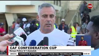 CAF Confederation Cup I Kenya Police FC humbled by Zamalek [upl. by Rhyner]