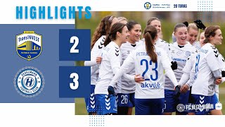 Topo centras Euronics moterų A lyga 20 turas FK TransINVEST x FC Hegelmann  SANTRAUKA [upl. by Ynaffad]