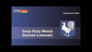 II sesja Rady Miasta Stoczek Łukowski – transmisja na żywo [upl. by Aivatnuahs]