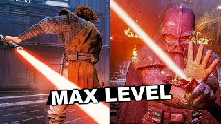 Star Wars Jedi Survivor  MAX LEVEL Jedi Vs All Main Bosses  Ending NO DAMAGE  GRANDMASTER [upl. by Xad]