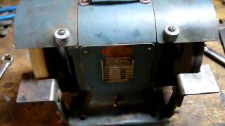 Vintage Diehl 6quot bench grinder [upl. by Heda]