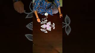 Simple Rangoli Design [upl. by Meraree]