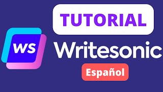 Aprende a usar Writesonic AI  writesonic  Tutorial en español [upl. by Blasien]