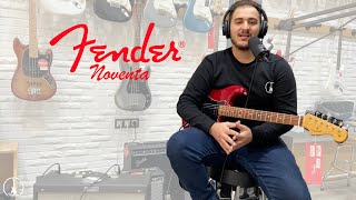 Test Fender Noventa Stratocaster  Rockma [upl. by Danziger]