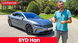 BYD Han  Prueba  Test  Review en español  cochesnet [upl. by Haliled]