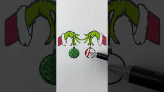 Mr grinch Christmas art select one of them shorts christmas [upl. by Akcired]