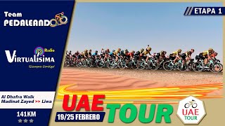 EN VIVO Etapa 1 UAE TOUR 2024  YATES  MOLANO  GAVIRIA  RUBIO  KOOIJ  UAETour [upl. by Katharyn]