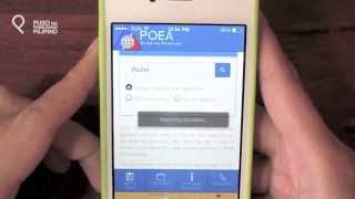 POEA on your mobile [upl. by Amalbergas]