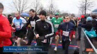 Silvesterlauf 1000 Sportler gingen in Kaufungen an den Start [upl. by Dempster]