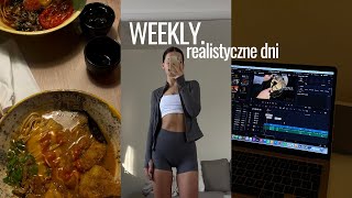 gdzie pracuję  realistyczne dni  ratowanie włosów  WEEKLY VLOG [upl. by Tarra190]