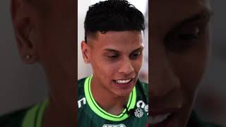 Llegada de Richard Ríos en el Palmeiras richardrios futebol palmeiras [upl. by Somerset]