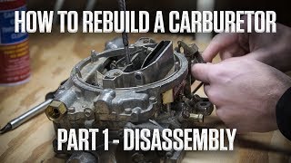 How to rebuild an Edelbrock or Carter AFB carburetor  Part 1  Disassembly  Hagerty DIY [upl. by Sualokin352]