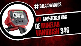 Het monteren van de metaaldetector Minelab VANQUISH 340 [upl. by Alwyn]