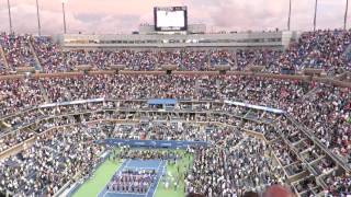 Marin Cilic win champion point moment US Open 2014 Mens singles Champion [upl. by Lledraw]