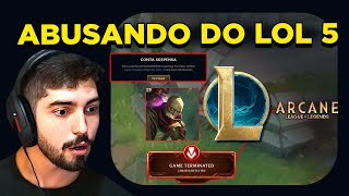 SKIN NOJENTA DO SINGED ARCANE LOL 50 TILTANDO STREAMERS  LEAGUE OF LEGENDS [upl. by Yung]