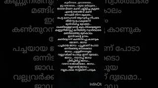 Jada song lyrics Malayalam  Aavesham music malayalam song [upl. by Tabshey]