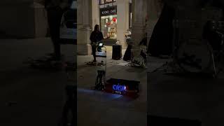 music performance busker viralvideo videoviral viralshort viralreels london rockmusic [upl. by Etnovaj979]