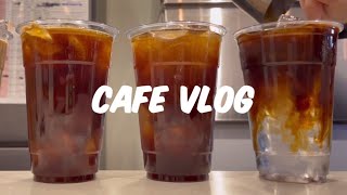 Eng ❄️🌨️ 12월입니다ㅇㅏ 아이스음료는 여전히 인기중 🌨️❄️  cafe vlog  asmr  no bgm  카페 브이로그  음료제조영상 [upl. by Adran]