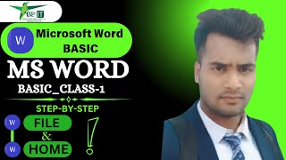 MS Word Tutorial Basic 01  Introduction to MS Word File amp Home  Microsoft Word Class msword [upl. by Klimesh]