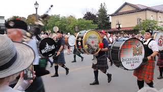 Kinc Record Kincardine Scottish Pipe Band Massed Band Parade Aug 24 2024 [upl. by Norina]