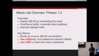 Recitation 3 Attack Lab and Stacks [upl. by Nivart]