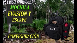 Mochila de evasión y escape  MINIMALISTA Y ULTRALIGERO [upl. by Knighton]