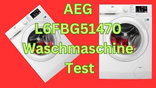 AEG L6FBG51470 Waschmaschine Test [upl. by Oribella]