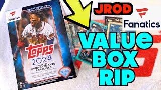 Topps Fanatics Loaded Value Box Series 1 2024 JULIO RODRIGUEZ Hits Ohtani Rutschman Baseball Cards [upl. by Llerihs]