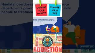 Nonfatal Overdoses Treated in Emergency Departments addiction recovery addictionmentalillness [upl. by Phina804]