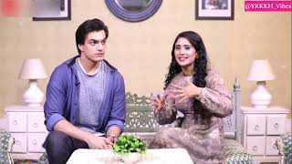 Shivangi Joshi and Mohsin Khan take the Kaira quiz  KaiRa News  YRKKH Vibes [upl. by Jemie395]