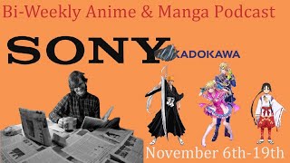 BiWeekly Anime amp Manga Podcast for Nov 6th  19th News Roundup Kadokawa acquisition Oshi no Ko [upl. by Hullda]