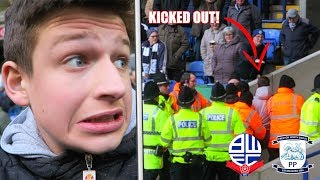 PRESTON FANS IN BOLTON END KICKED OUT  Bolton vs Preston Vlog [upl. by Suzanna138]