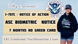 BIOMETRIC APPOINTMENT USCIS PROCESSING TIME WHAT TO EXPECT  CR1 amp 7months of waiting for green card [upl. by Atniuq]