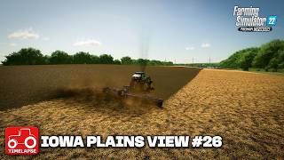 SLURRY SPREADING MULCHING amp HARVESTING OUR FIELDS Iowa Plains View FS22 Timelapse Ep 26 [upl. by Katey]