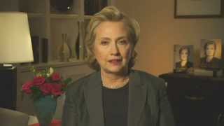 Hillary Clinton says Julia Gillards misogyny speech was striking [upl. by Llerrad]