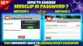 HOW TO CHANGE MINICLIP ID PASSWORD IN 8 BALL POOL  🎱❤️ [upl. by Winfrid]