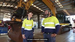 Rio Tinto  Meet the team maintaining our Pilbara rail line [upl. by Anahsirk]