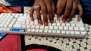 Keyboard Typing ASMR  Satisfying video that makes you Relax [upl. by Odnarb]