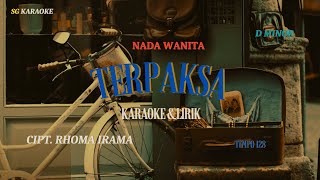 TERPAKSA KARAOKE DANGDUTKOPLO DINDA TERATU [upl. by Newcomer]