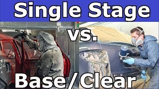 Single stage vs Base coatClear Coat cost factor and features of both methods [upl. by Marinelli]