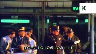 1970 Kennedy Airport Passengers Leaving Arrivals Terminal [upl. by Aubine]