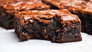 The Best Fudgy Brownies Recipe  Simple Way Of Making The Perfect Fudgy Brownies [upl. by Matthei859]