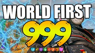 WORLDS FIRST ROUND 999 EASTER EGG BOSSFIGHT IN BLACK OPS 6 ZOMBIES [upl. by Erinn453]