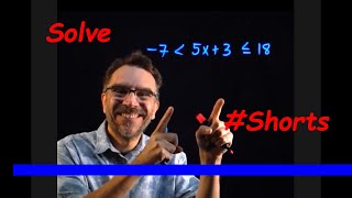 How to Solve an Inequality for x  Compound Linear Shorts [upl. by Shari]