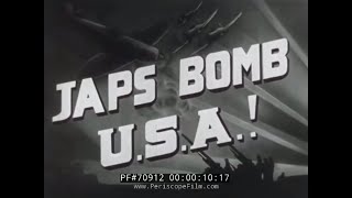 PEARL HARBOR NEWSREEL DECEMBER 7TH 1941 JAPS BOMB USA 70912 [upl. by Watt645]