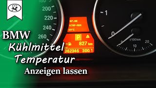 BMW 5 E60 E61 Geheimmenü Kühlmitteltemperatur Anzeigen  BMW Coolant temperature  Tutorial [upl. by Batruk]