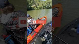 The NRS Pike and Savage Gear Erider nrspike erider330 kayaks inflatableboatfishing fyp shorts [upl. by Roinuj]