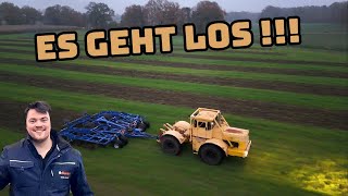 Wir testen das Lenksystem am K700A  Kirovets x 62 Meter Köckerling Vector  Farmvlog 160 [upl. by Aissac]