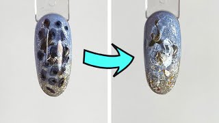 CRÉER DES REFLETS DANS DES ONGLES EN GEL  😱 [upl. by Krigsman]